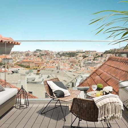 The Lumiares Hotel & Spa - Small Luxury Hotels Of The World Lisbon Bagian luar foto The rooftop terrace